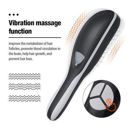 Therma Grow Massage Hairbrush: Electric Essential Oil Massage Brush Promotes Hair Growth