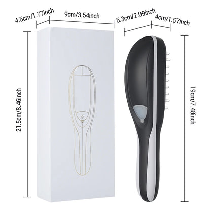 Therma Grow Massage Hairbrush: Electric Essential Oil Massage Brush Promotes Hair Growth