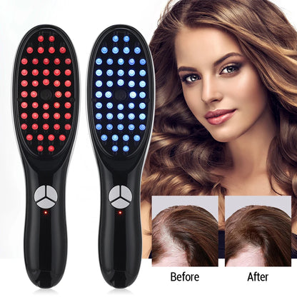 Therma Grow Massage Hairbrush: Electric Essential Oil Massage Brush Promotes Hair Growth